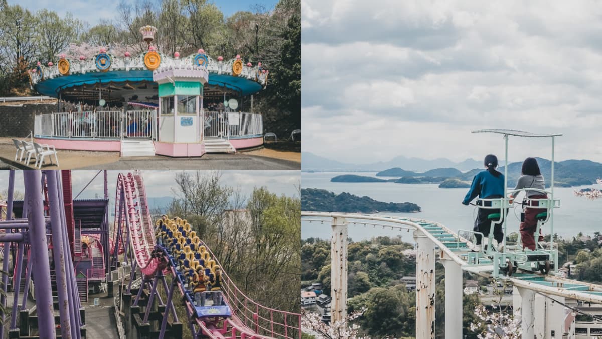 岡山「隱藏版遊樂園」!4樓高踩腳踏車賞海景、還有站著玩的雲霄飛車