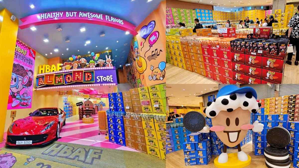 韓國必買零食伴手禮!口味最齊「杏仁果旗艦店」,再打卡超萌公仔好買又好拍