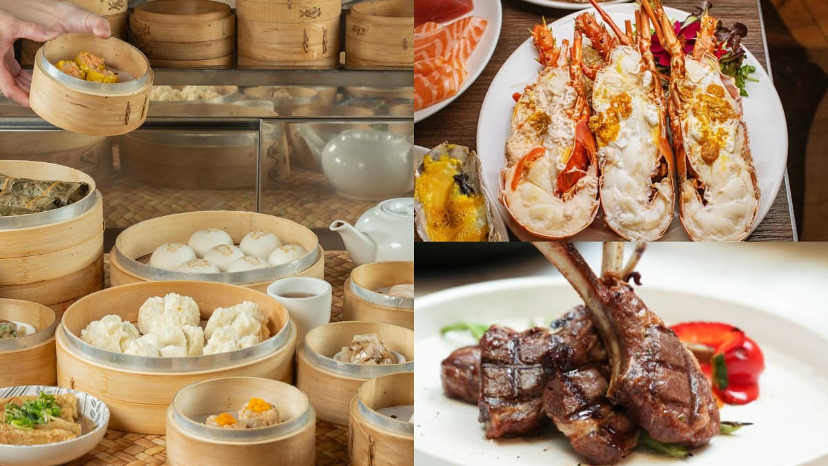 帶媽媽吃飯抽長榮萬元機票!港點、龍蝦、和牛吃到飽,5月壽星享1人免費吃