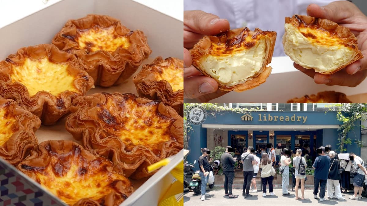 IG暴紅「花花千層蛋塔」在台北!超美酥皮激似香港名店,排隊攻略一次看