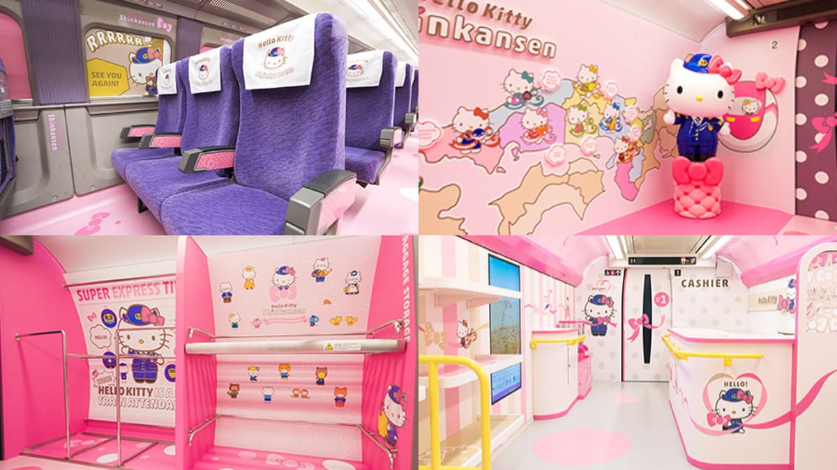 Hello Kitty 50歲啦!主題列車拍到飽搶限量周邊,拿「這張票」免費無限搭