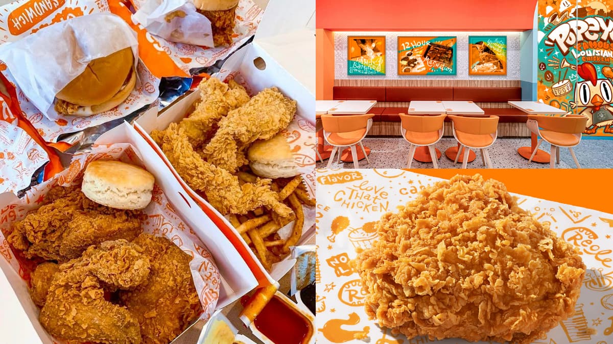 美國最狂「POPEYES」確定開幕了!首3天免費吃炸雞,加碼送500份脆薯