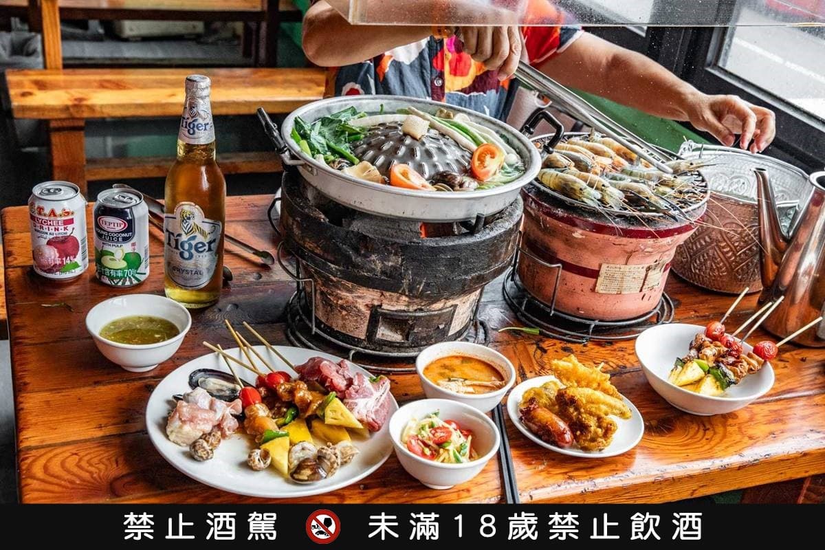 桃園最強「泰式燒烤吃到飽」!上百種食材無限拿,道地泰料泰國人都說好吃 桃園最強「泰式燒烤吃到飽」!上百種食材無限拿,道地泰料泰國人都說好吃