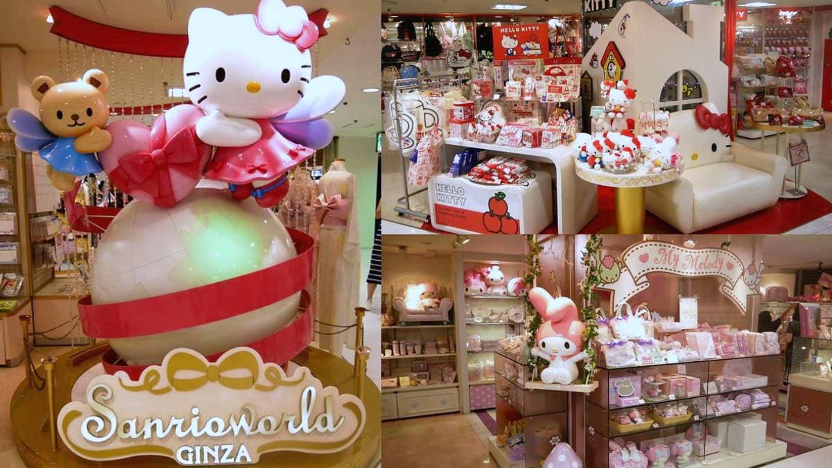 來逛全球最大三麗鷗旗艦店!東京最齊Kitty、美樂蒂商品,外國人買滿千元免稅
