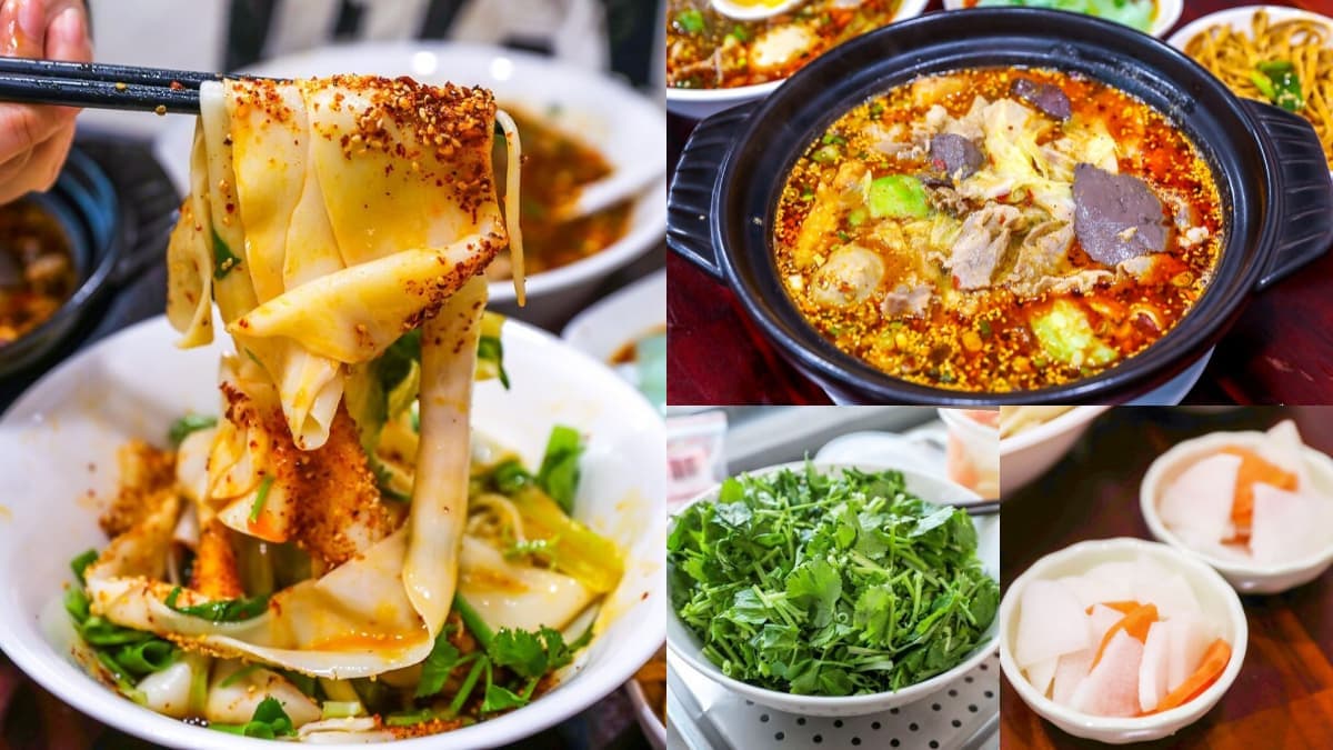 怕你吃不飽!高CP值「川味麵館」免費加麵揪甘心,大盆香菜、時蔬任你加