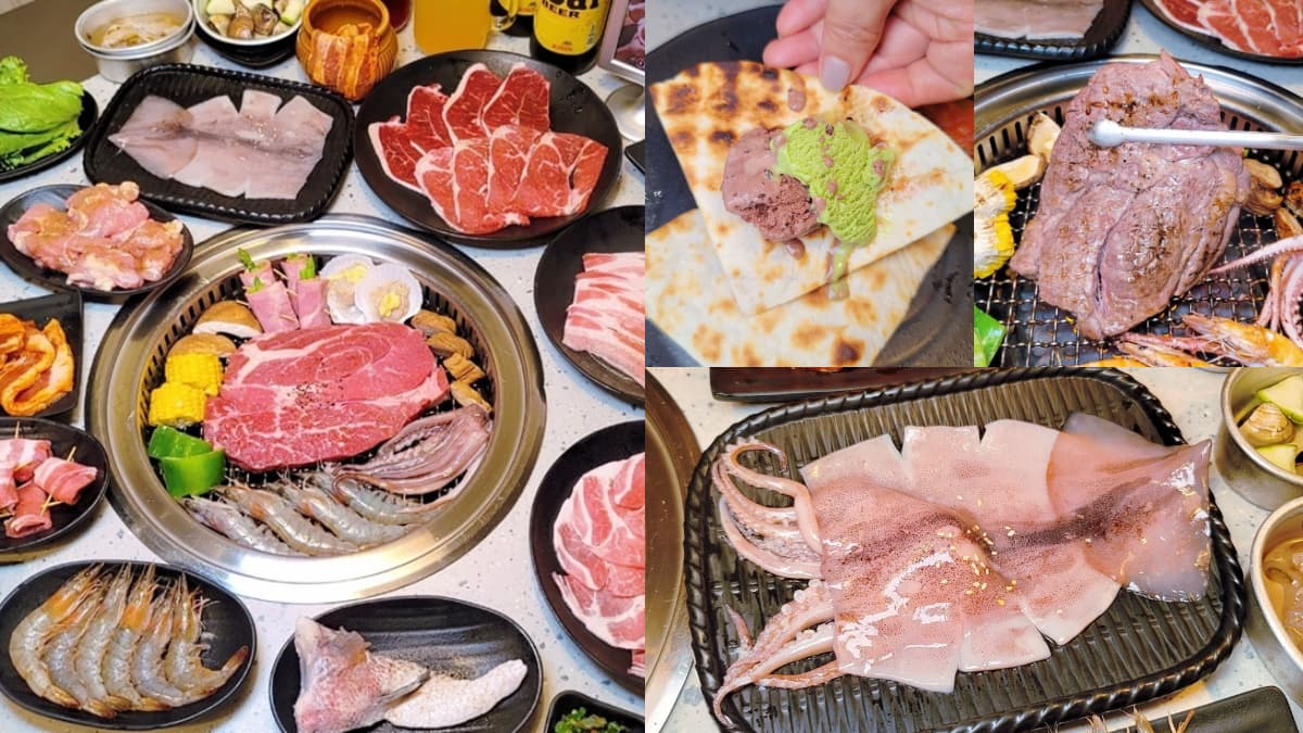 超過80種食材吃到飽!台中高CP值精緻燒肉,比臉大牛排、海鮮、甜點任吃