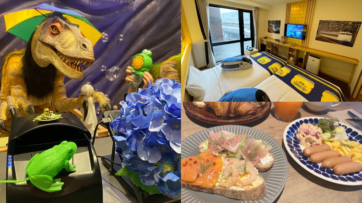 京都車站旁「恐龍機器人飯店」太狂!說中文也會通,還有早餐吃到飽