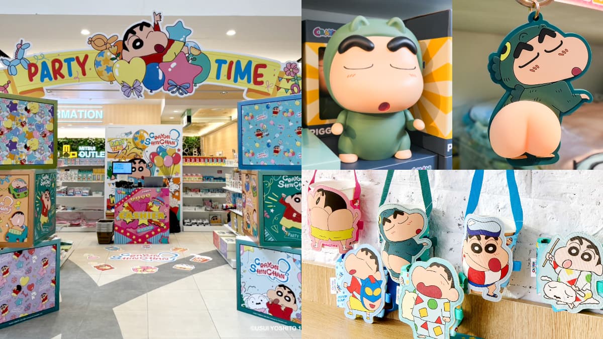 蠟筆小新快閃店免費逛!期間限定插旗3據點,15大場景、60款全新周邊超好逛