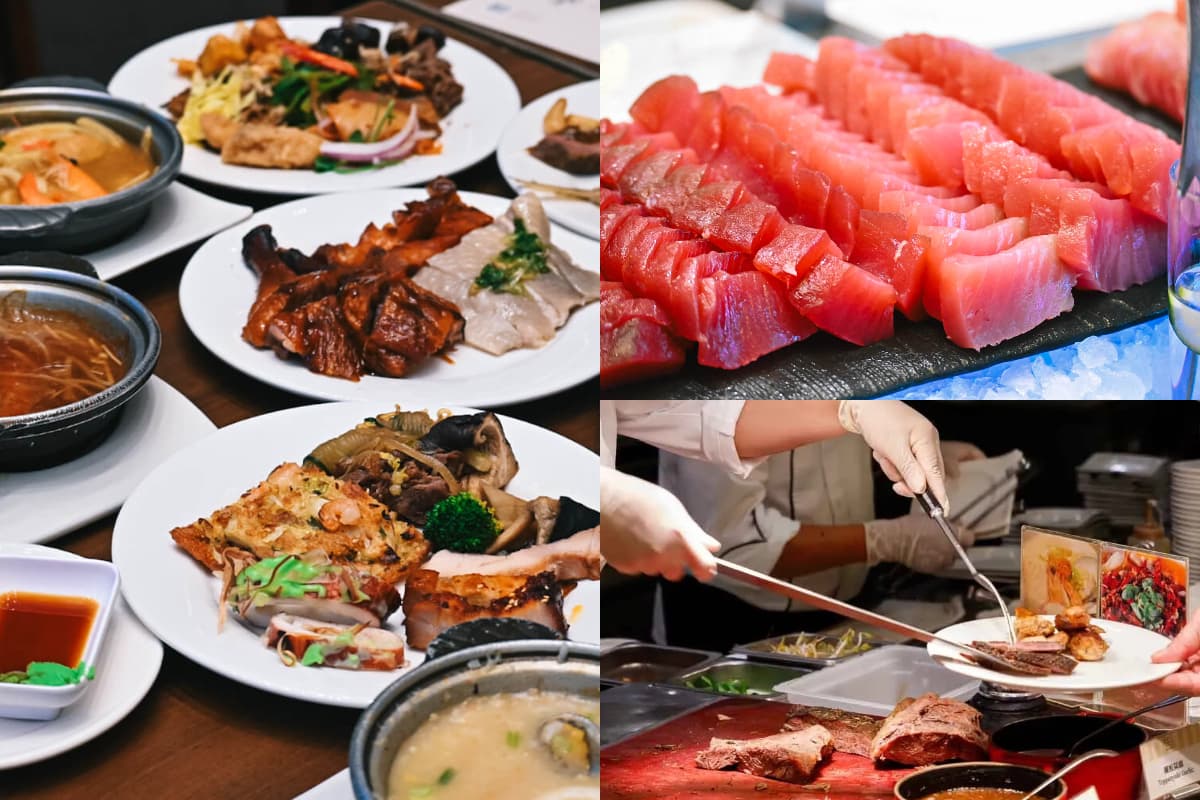 生魚片、牛排、烤鴨吃到飽!台中老饕最愛「地下室Buffet」,還有啤酒紅酒暢飲