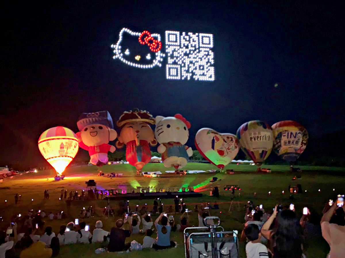 Hello Kitty、美樂蒂無人機升空!2024台東熱氣球X三麗鷗,12場光雕歷年最多 Hello Kitty、美樂蒂無人機升空!2024台東熱氣球X三麗鷗,12場光雕歷年最多