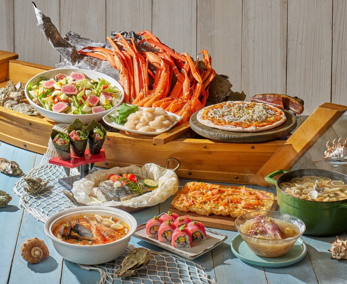 暑假飯店吃到飽「買一送一」!最低每人605元,名字有「干貝鮪魚」還打折 暑假飯店吃到飽「買一送一」!最低每人605元,名字有「干貝鮪魚」還打折