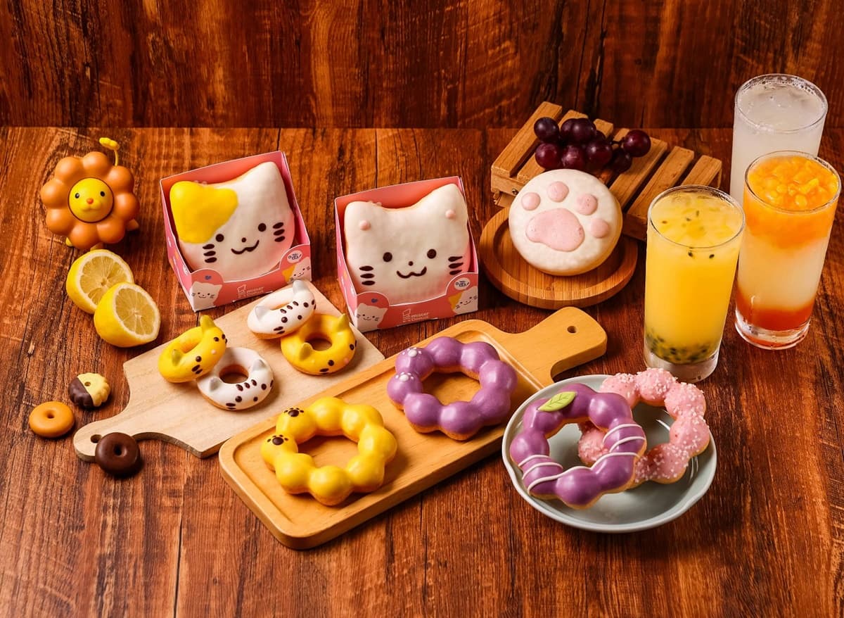 Mister Donut「貓咪甜甜圈」進攻貓奴!最狂買1送2優惠,肉球、小貓款太療癒 Mister Donut「貓咪甜甜圈」進攻貓奴!最狂買1送2優惠,肉球、小貓款太療癒
