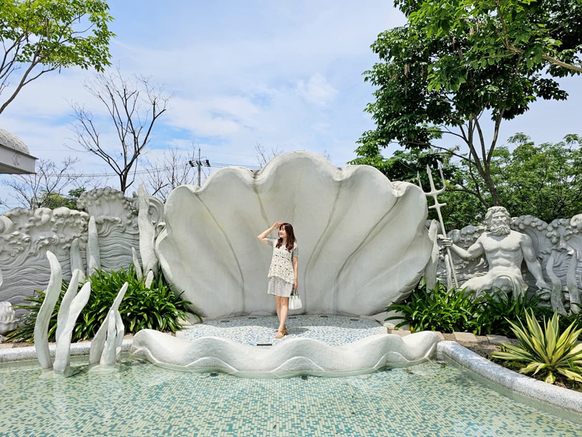 希臘神殿風「蓋婭莊園」景點攻略:6大特色亮點、票價、玻璃屋餐廳 蓋婭莊園:維納斯許願池