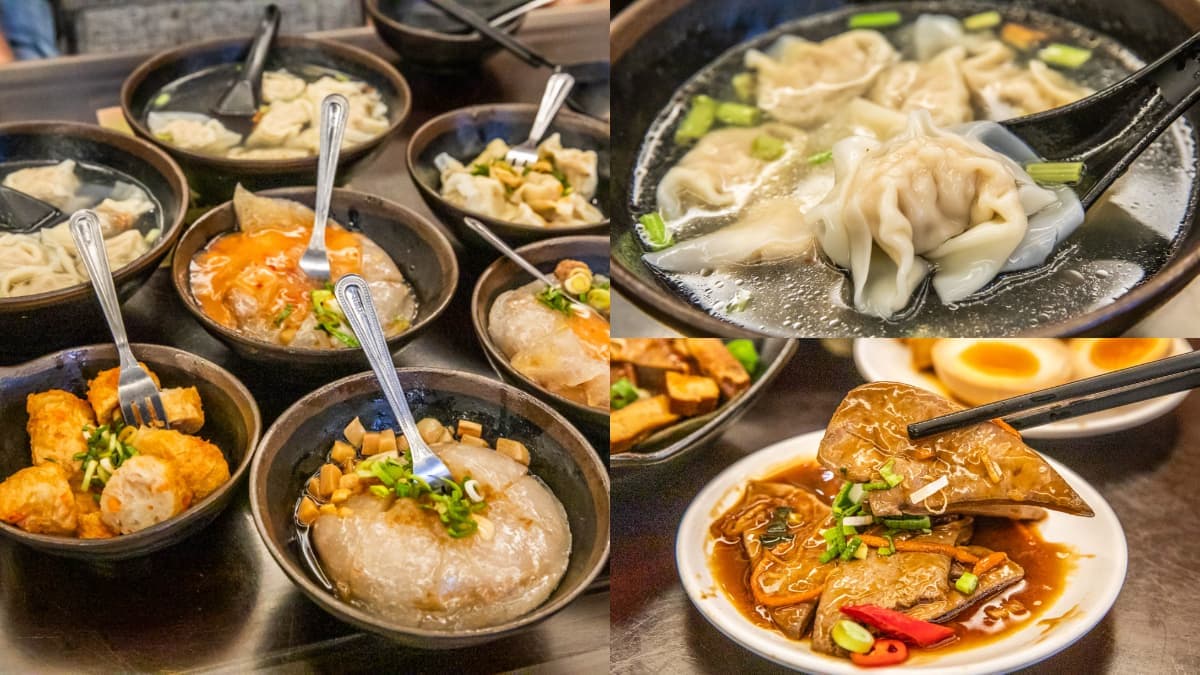 苗栗80年排隊大餛飩!搭配Q皮肉圓免百元吃飽飽,熱滷味、涼拌小菜都必點