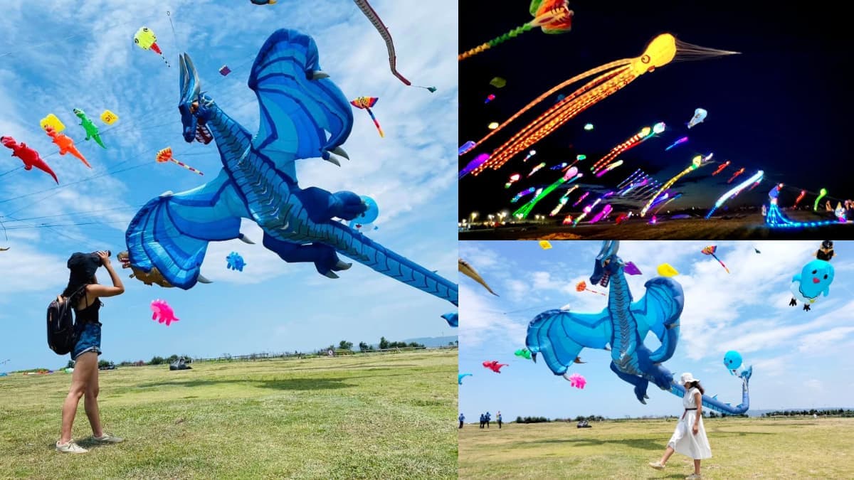 新竹最大恐龍風箏節「這2天」免費逛!50隻龍飛上天,順逛市集、免費拿風箏