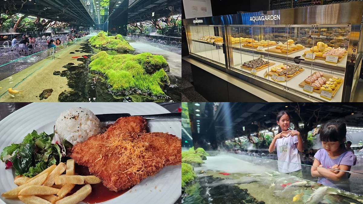 快來當小美人魚!超涼感「水族館餐廳」彷彿走進海底,繽紛魚群看了好療癒