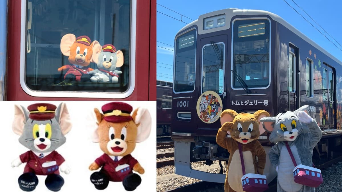 湯姆貓與傑利鼠「4輛超萌彩繪列車」登場!車掌娃娃陪搭車,周邊超欠買
