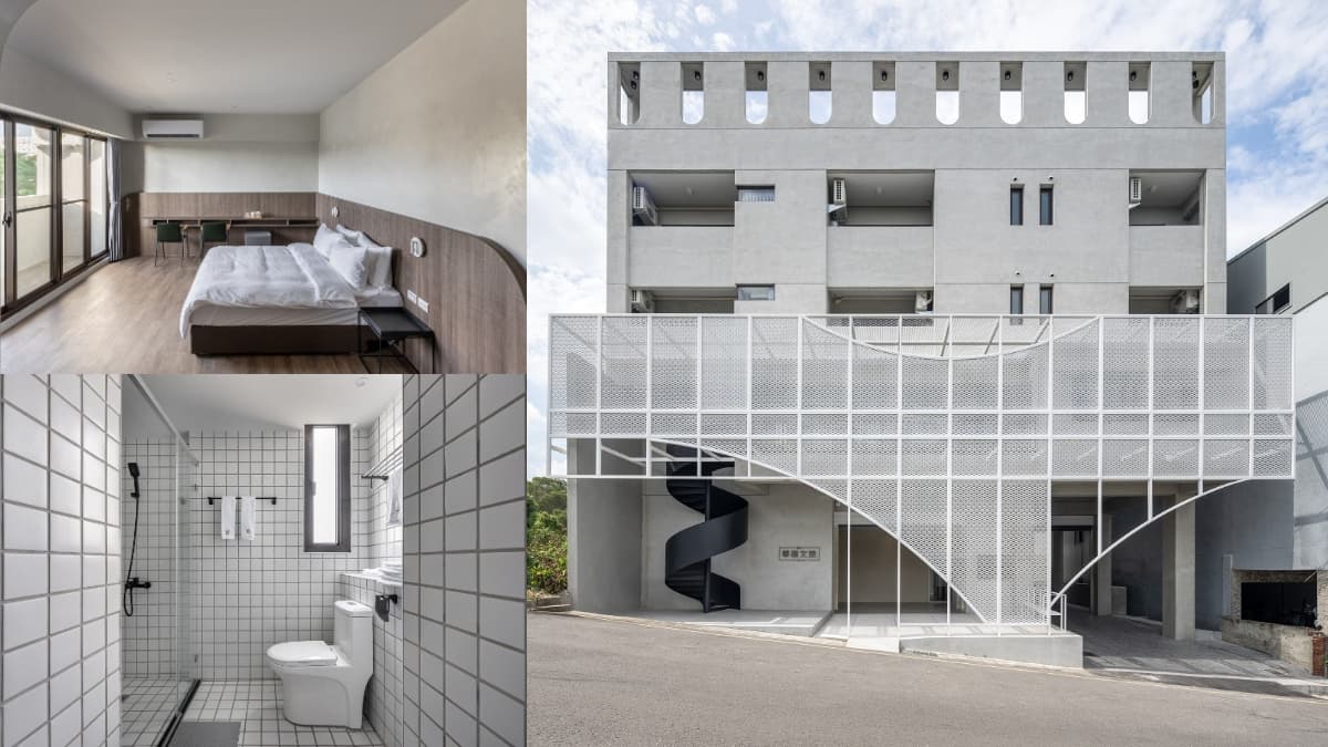 彰化最新「純白工業風」旅宿!自助入住免社交,房內還能賞八卦山大佛