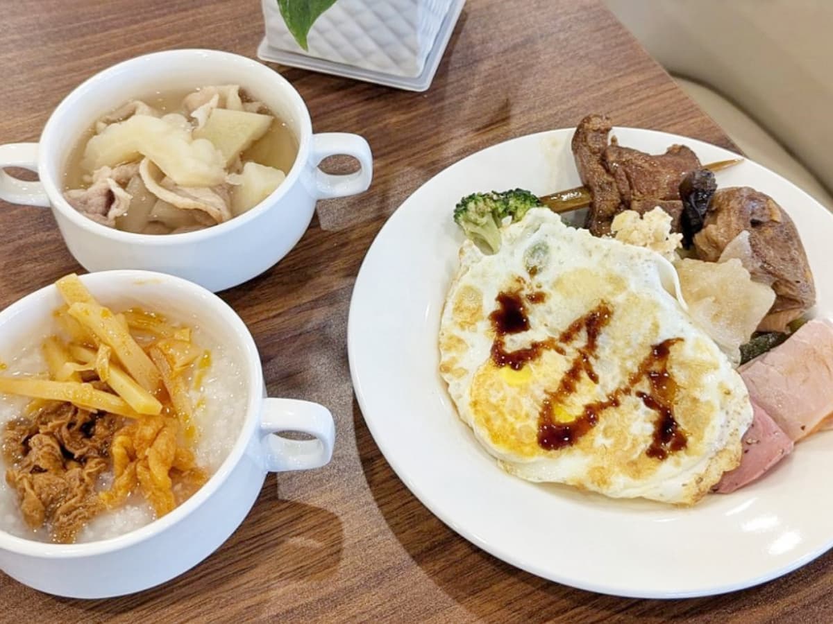 彰化高鐵新飯店 招待鄉親吃早餐