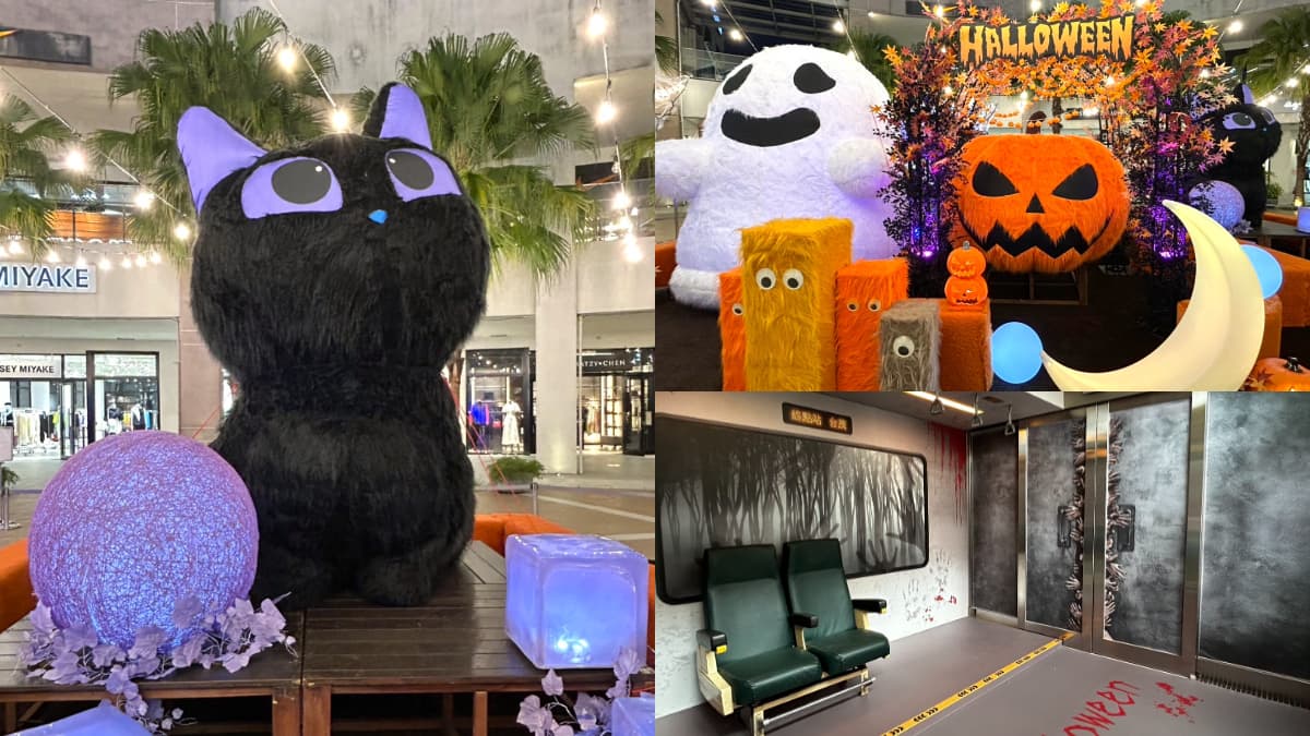 3公尺白幽靈超萌!免費打卡Outlet、商場萬聖節造景,加碼400秒無人機表演
