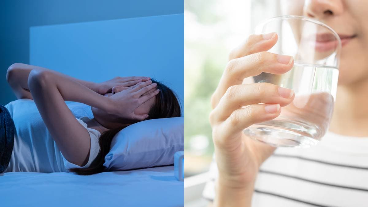 你每天晚上睡得好嗎?長期失眠罹癌風險增,醫師提醒「水喝錯」也會影響睡眠