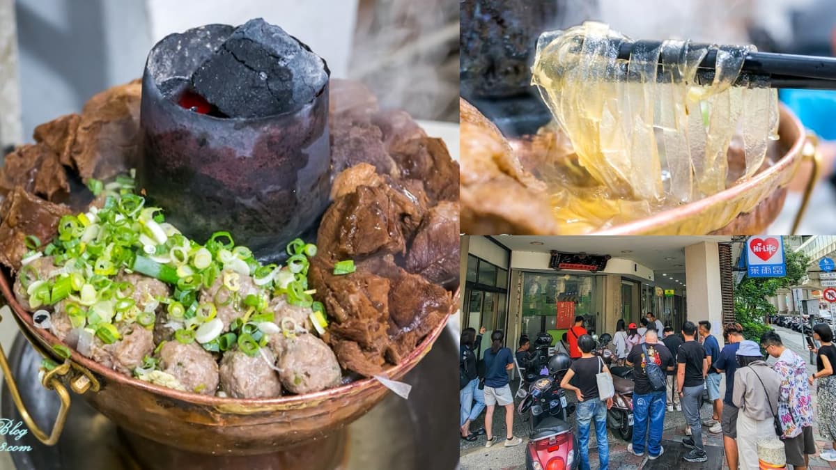 台中最強「爆量牛肉鍋」!牛肉塊、蔥肉丸滿到炸出,在地人瘋排隊開店就客滿