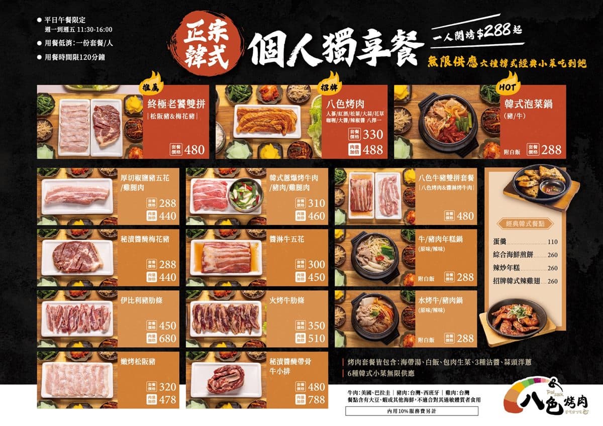 「1人韓式燒肉」也推吃到飽!獨享餐288元起開吃,6款韓式小菜無限續 「1人韓式燒肉」也推吃到飽!獨享餐288元起開吃,6款韓式小菜無限續