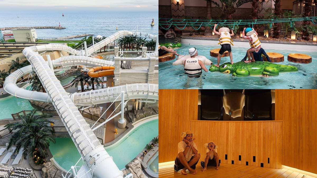 超狂「海景第一排」水樂園!室內冒險區小孩最愛,美景桑拿房體驗親子汗蒸幕