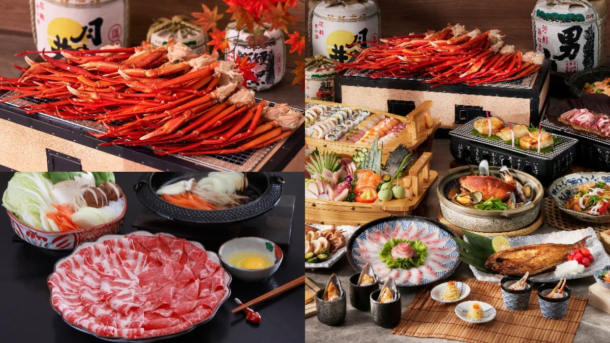 松葉蟹、爆盛海鮮船無限嗑!十二廚推北海道美食季,加映隱藏版壽喜燒吃到飽