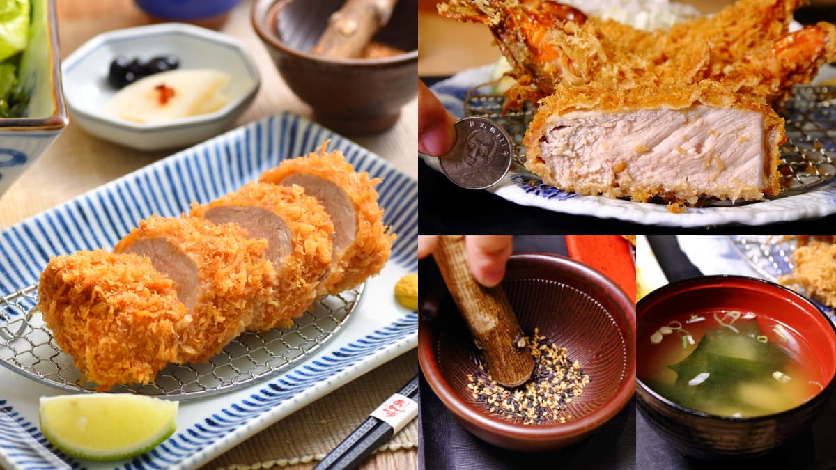 送酥炸大牡蠣!290元起爽嗑「銀座杏子豬排」,白飯、湯品、高麗菜無限續