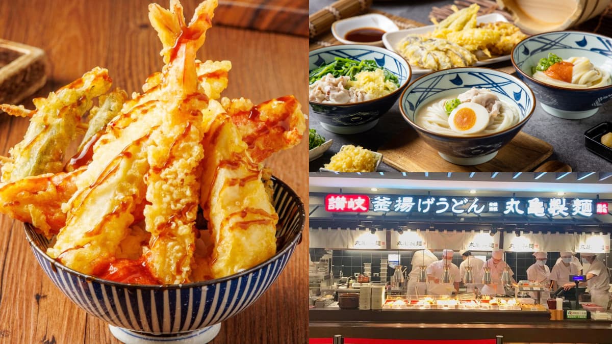最低35元起!丸亀全新「高CP值天丼」爽嗑炸蝦天婦羅,加碼免費送烏龍麵
