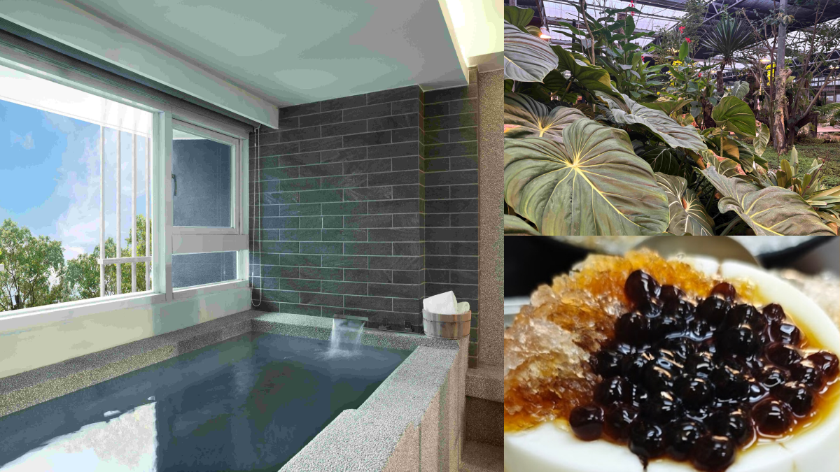 1400元起住美人湯飯店!2大「住就送門票」優惠,逛最大蘭花園、吃安平美食