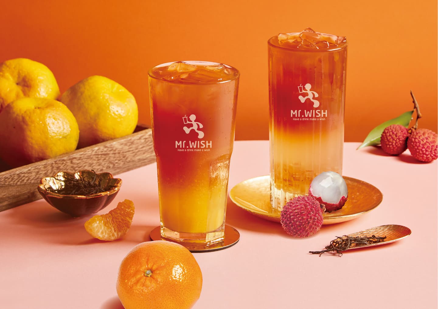 Mr.Wish手搖飲買一送一!「大橘大荔」開運飲品新登場,1500張券免費領 Mr.Wish手搖飲買一送一!「大橘大荔」開運飲品新登場,1500張券免費領