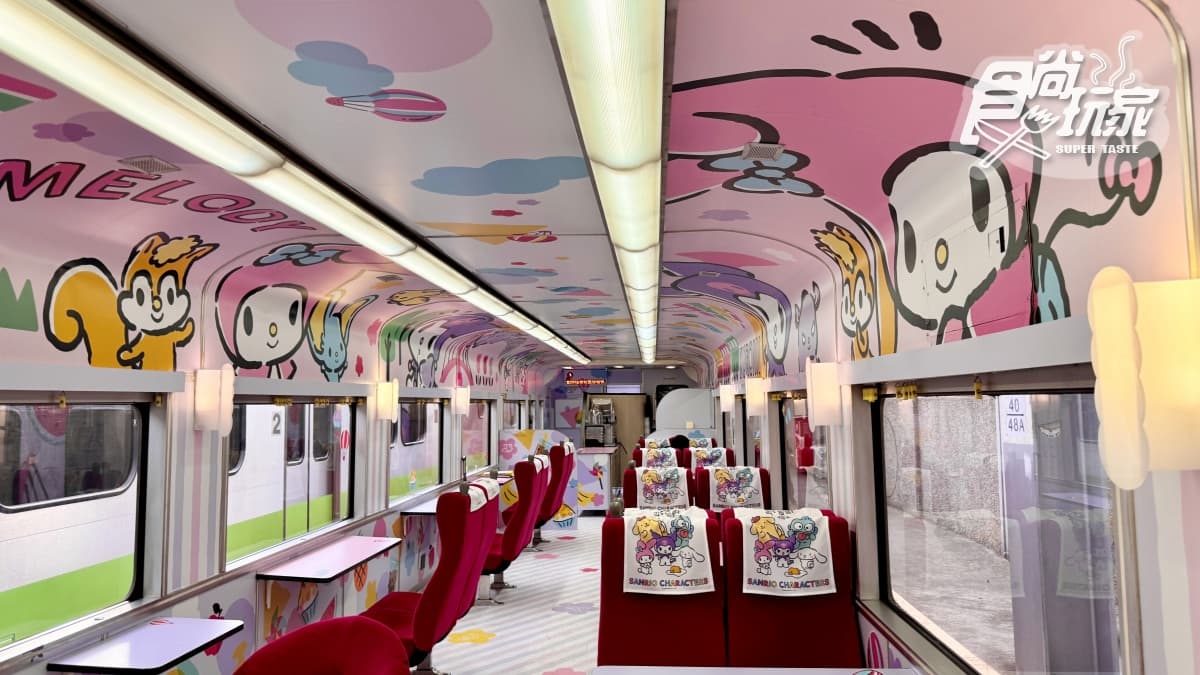 史上最萌「三麗鷗環島列車」登場!夢幻車廂打卡拍爆,免費唱KTV、飲料暢飲 史上最萌「三麗鷗環島列車」登場!夢幻車廂打卡拍爆,免費唱KTV、飲料暢飲