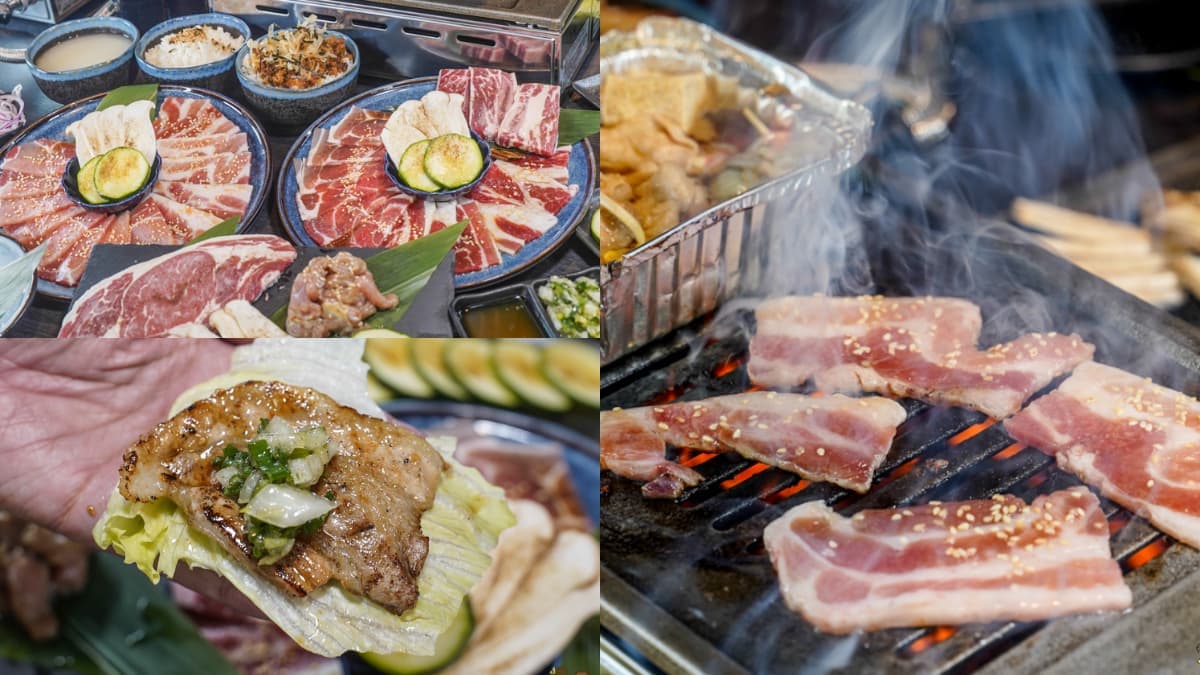 高雄人排隊搶「1元燒肉」!沒搶到也有5折,自助吧小菜、雞湯、飲料無限拿
