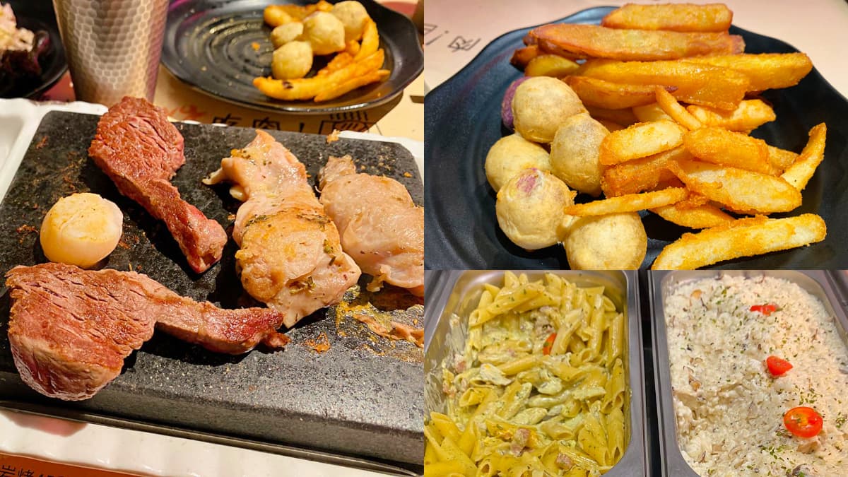 義大利麵、燉飯吃到飽!台北東區「高CP值牛排」炸物無限吃,好評破3000則
