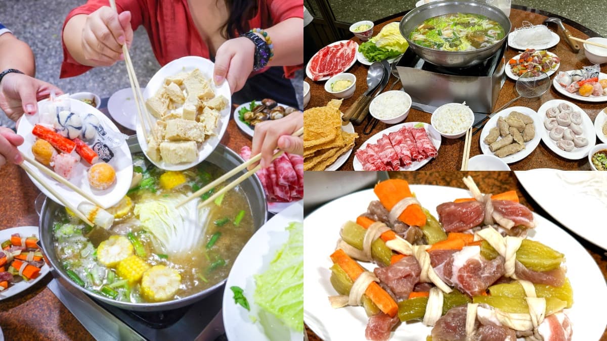 台中三大沙茶火鍋之一!30年老店人氣超夯,宜蘭特色酸菜肉、黃金豆皮都必點