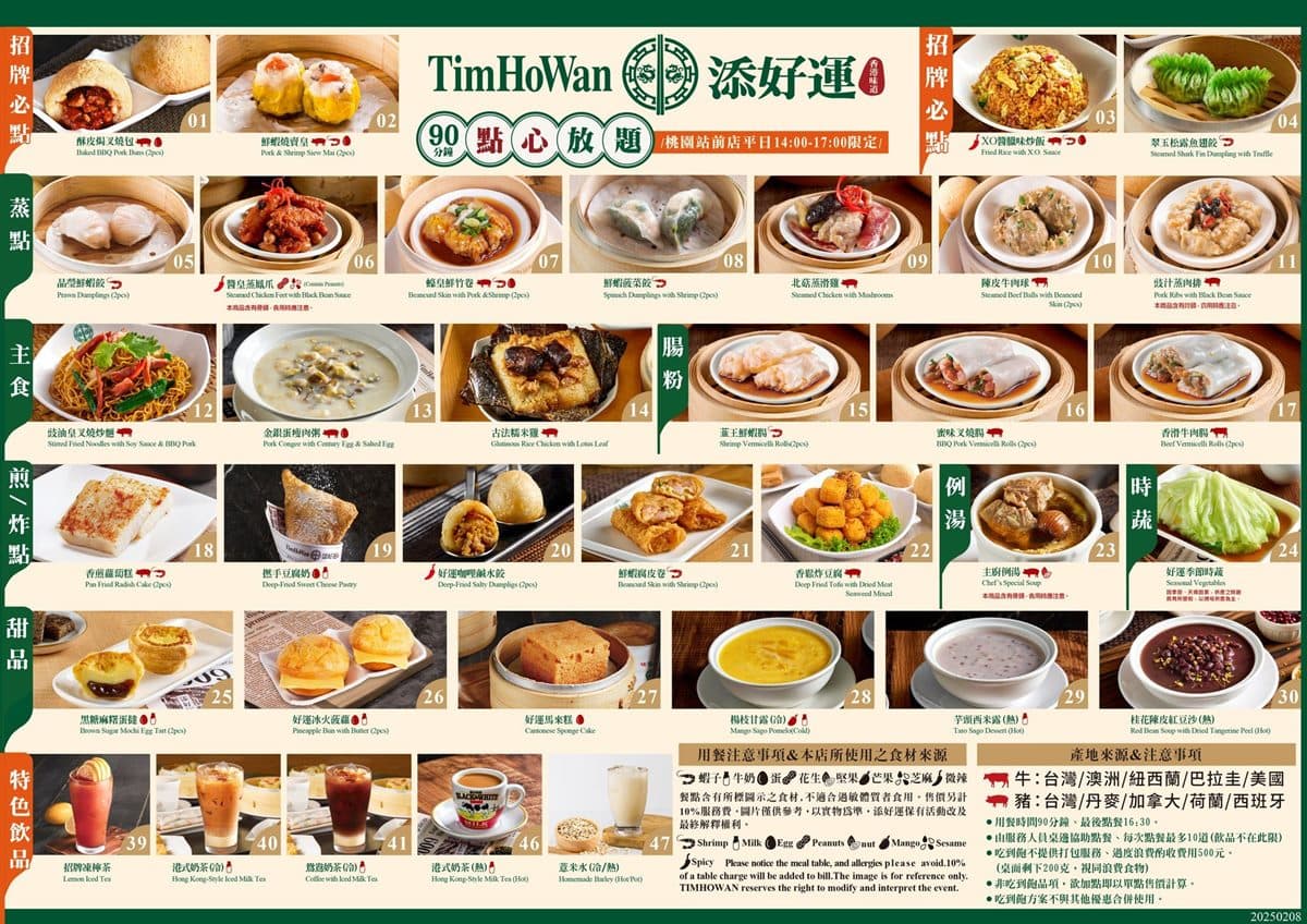 666元港點吃到飽!全台3門市「添好運」推點心放題,主食、蒸點35道無限吃 666元港點吃到飽!全台3門市「添好運」推點心放題,主食、蒸點35道無限吃