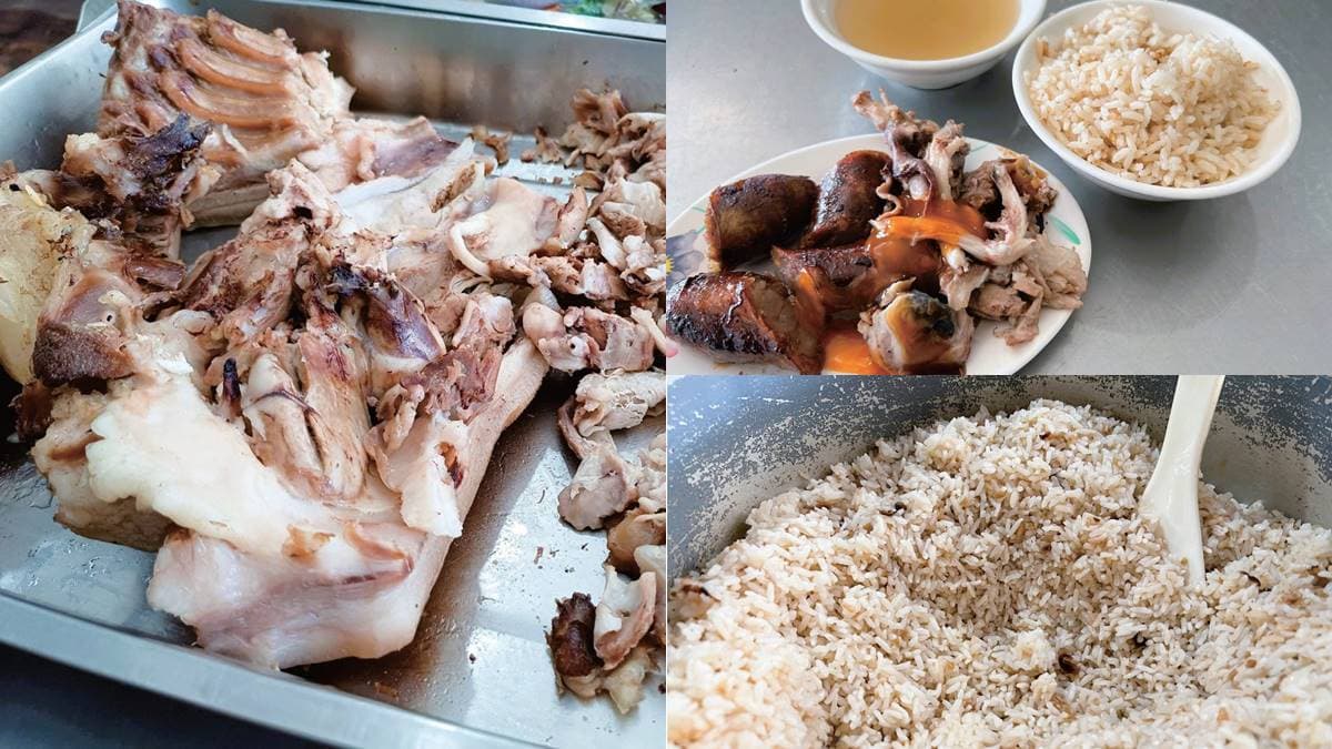全台只有「這裡」吃得到!不是罵人的「豬頭飯」,傳承四代老店在地人吃到大