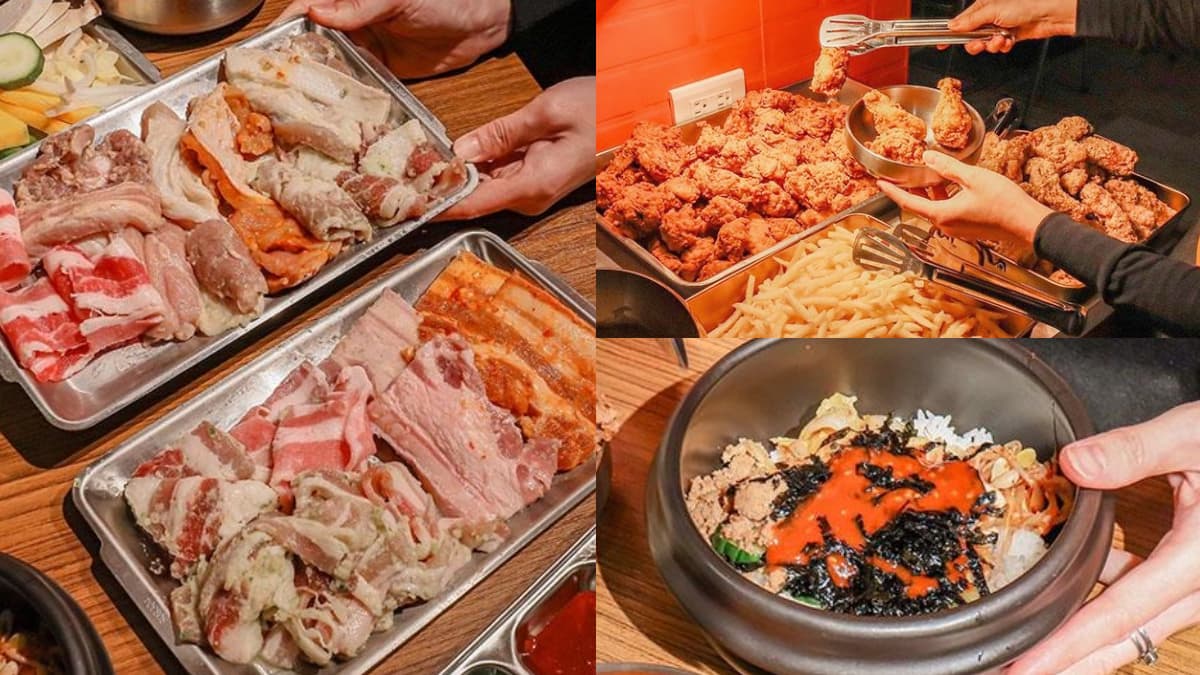 高CP值「韓式烤肉」吃到飽!自助吧熟食、炸雞、小菜任夾,還有韓式拌飯DIY