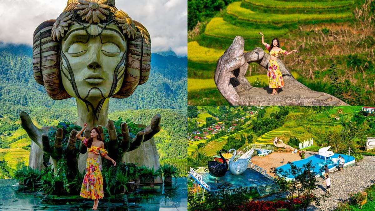 最美打卡樂園!黃金梯田地形入鏡,夢幻「巨型天堂之門、佛掌」拍出絕美大片