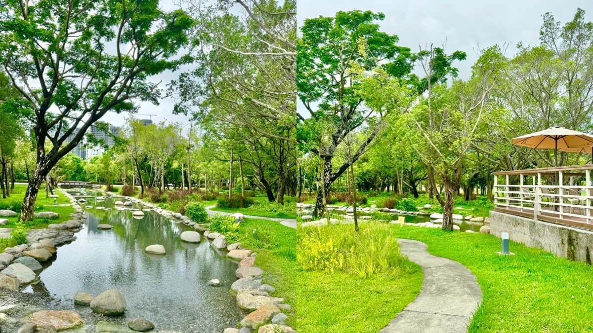 高雄免費玩水景點!森林系親水河道美翻,周邊逛美術館、藝術中心通通免門票