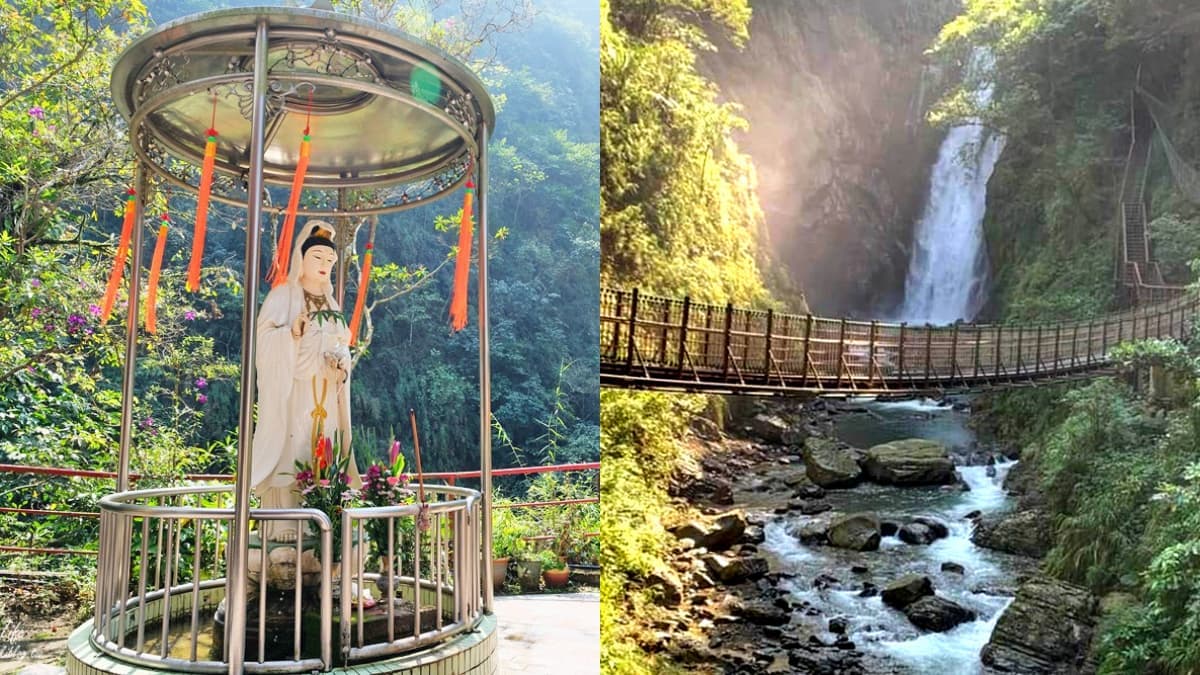 嘉義最美避暑仙境!「觀音瀑布風景區」這2天免費入園,搭公車就能輕鬆到