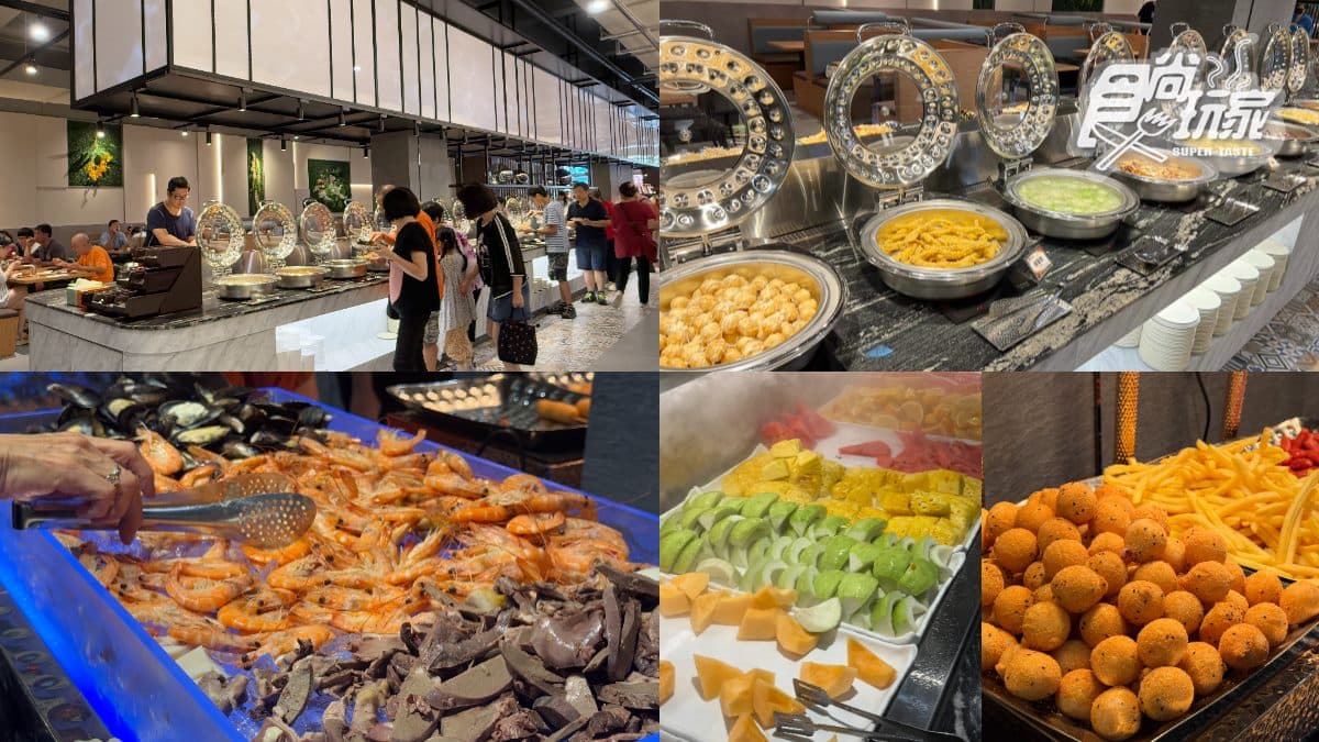 全台最大「貴族世家」在這!390元爽嗑百道美食,熱炒、海鮮吃到飽