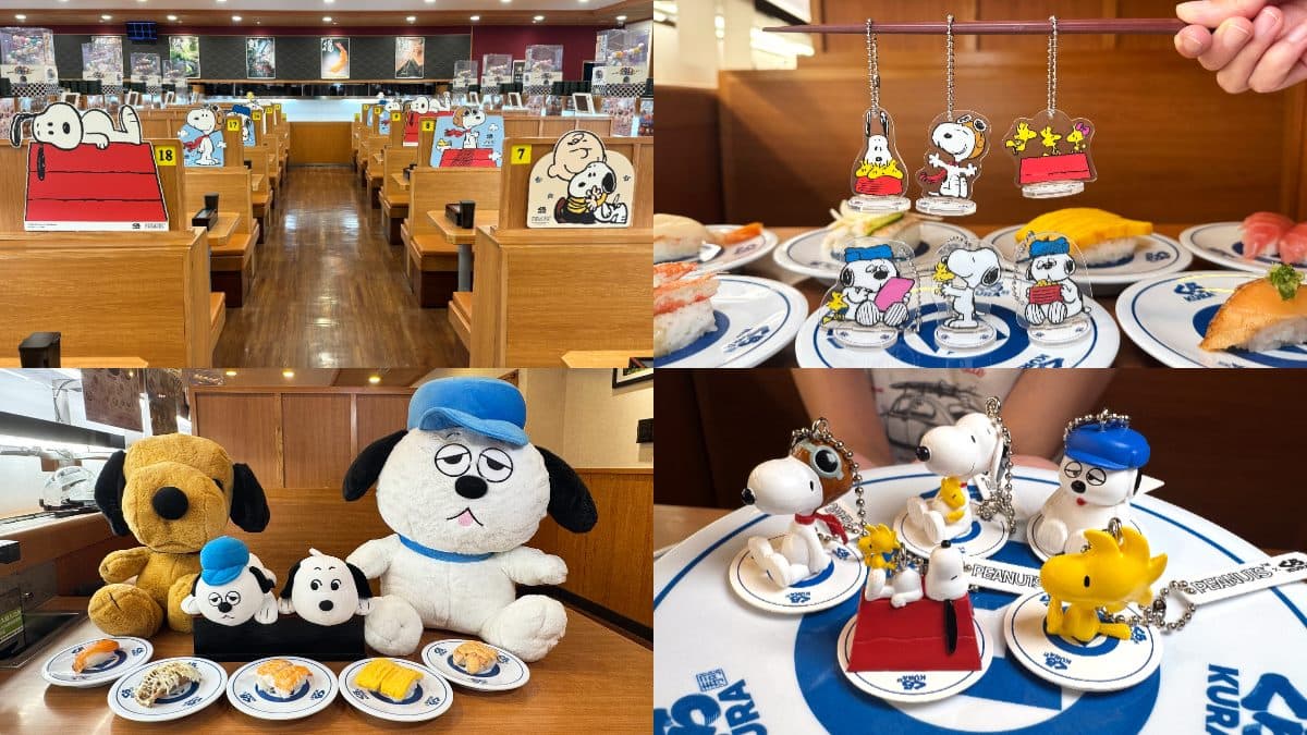 快衝史努比主題店!全台「這5間」藏壽司限定,吊飾、磁鐵13款扭蛋一次看