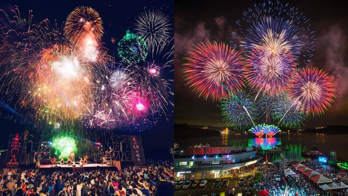3場煙火秀接力登場!「2025日月潭花火嘉年華」表演卡司、周邊活動一次看