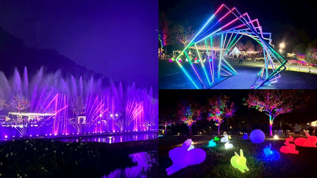 2025慈湖水舞秀中秋登場!日夜雙版本華麗展出,還有復古市集、免費接駁車