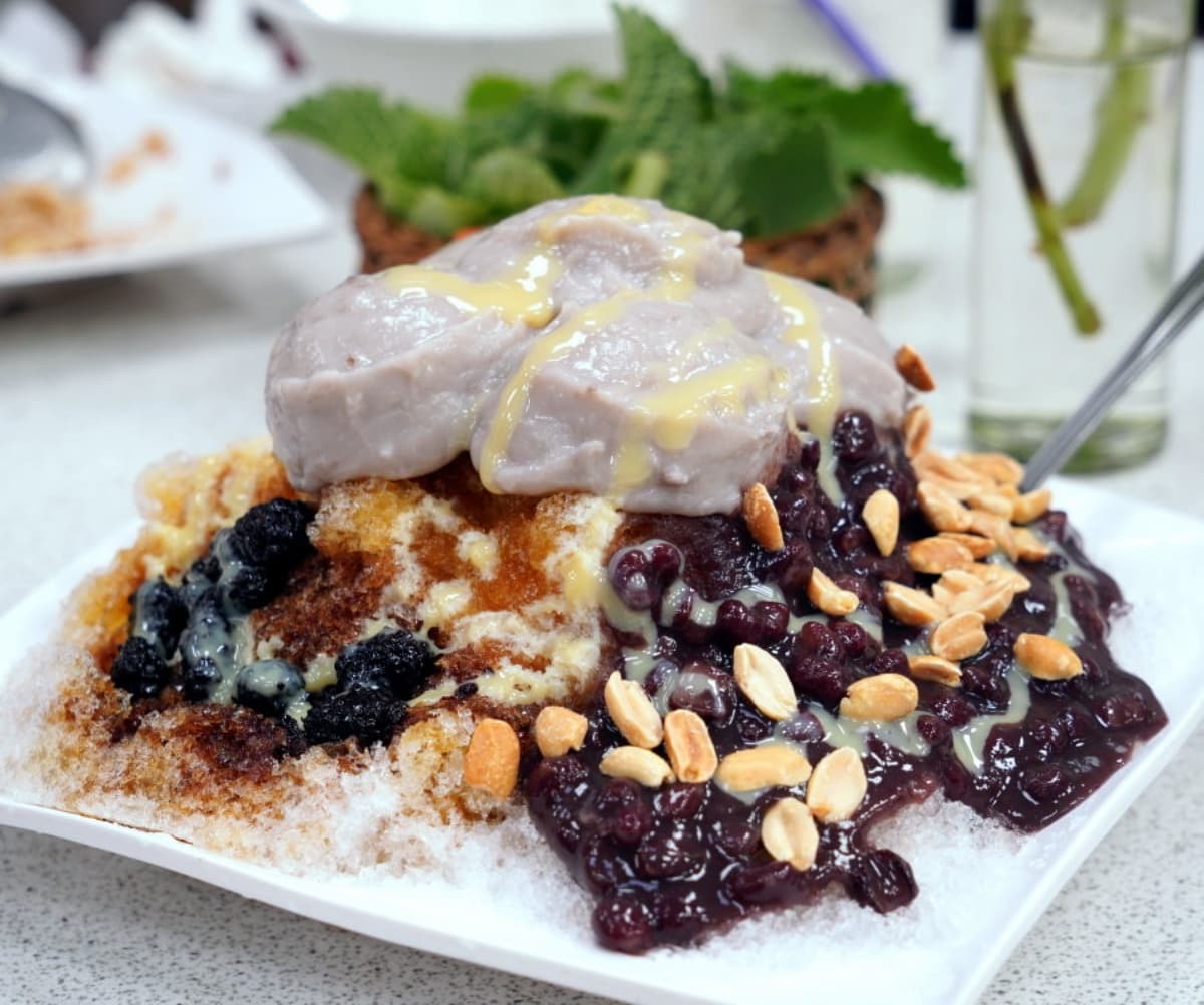 金門美食必吃6樣!廣東粥、金門溫體牛、小金門芋頭,16間在地人口袋名單 金門美食「甜點冰品」推薦:黃厝三層樓芋頭餐館