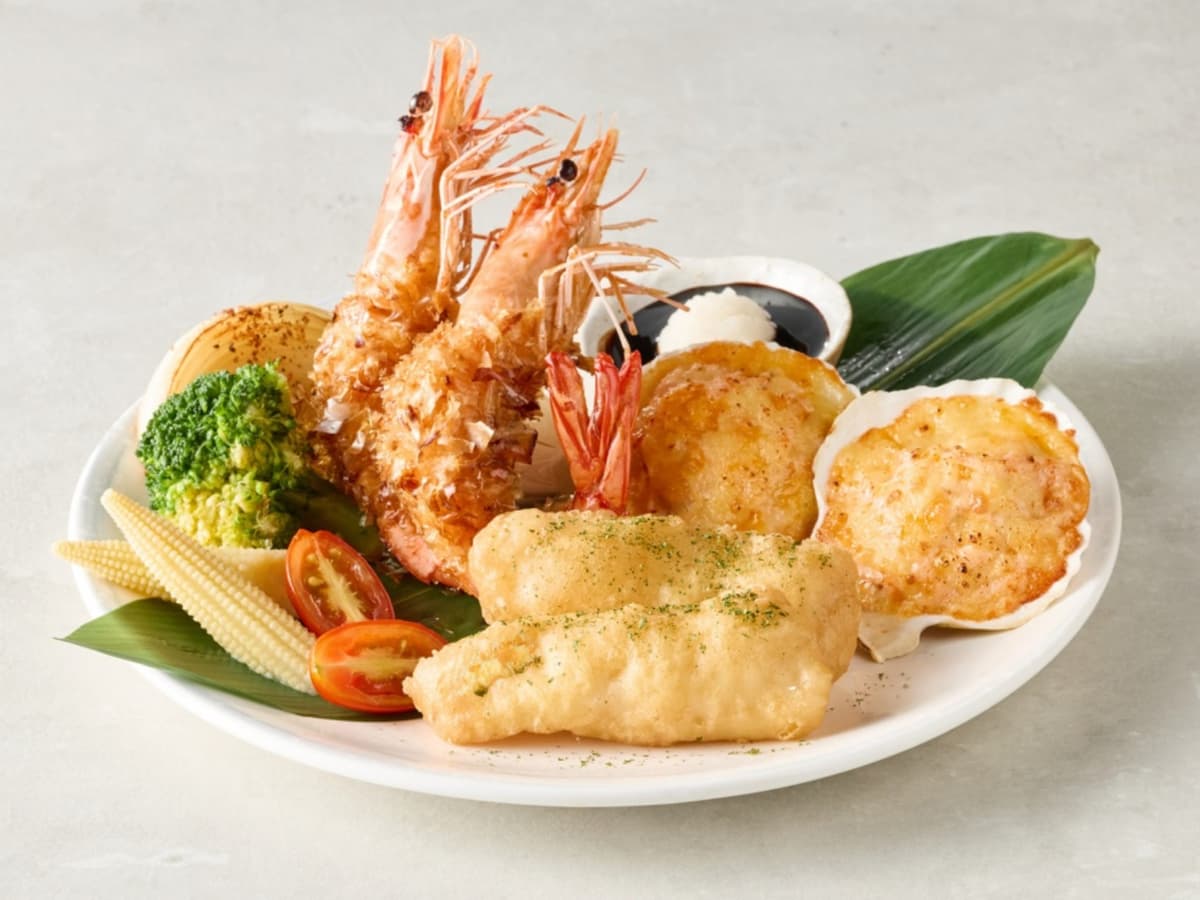 消費2客套餐,送「酥炸海鮮天婦羅」