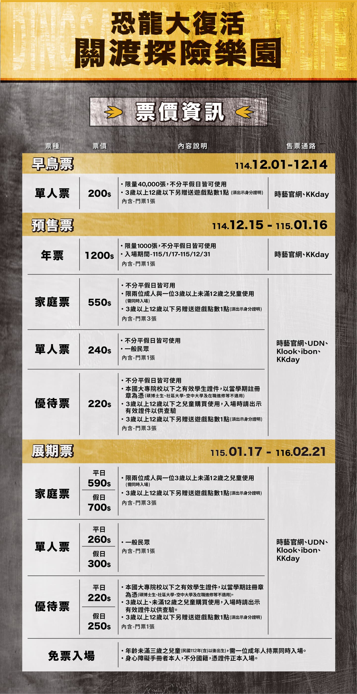 台灣首座1500坪「恐龍沉浸式戶外樂園」!70隻超擬真恐龍,必拍展區、票價(中獎公布) 台灣首座1500坪「恐龍沉浸式戶外樂園」!70隻超擬真恐龍,必拍展區、票價(中獎公布)